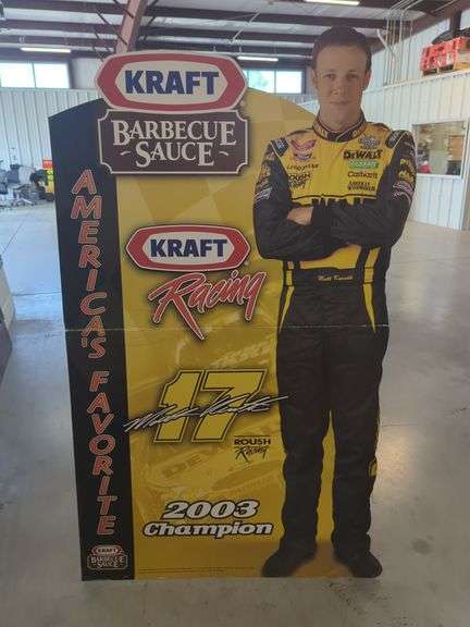 Matt Kenseth Kraft Barbecue Sauce Racing Cardboard Standee image