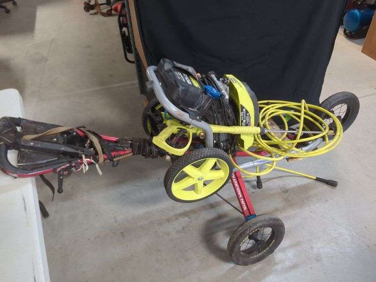 Modified Sun Mountain Speed Cart V1 with Ryobi Electric Pressure Washer