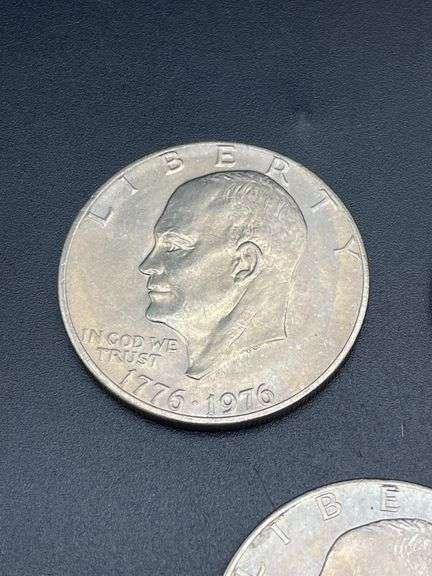 EISENHOWER LIBERTY BELL MOON DOLLAR COINS