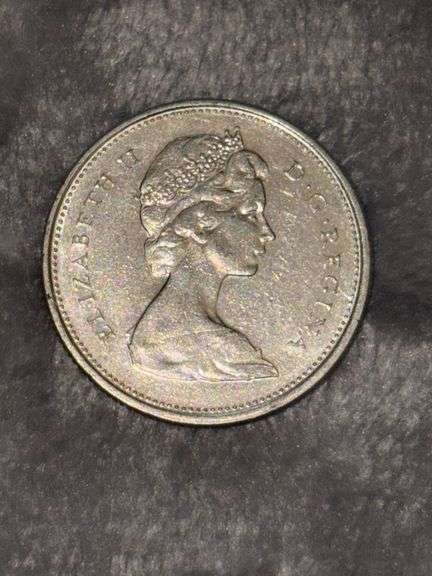 1976 CANADIAN 25 CENT COIN image