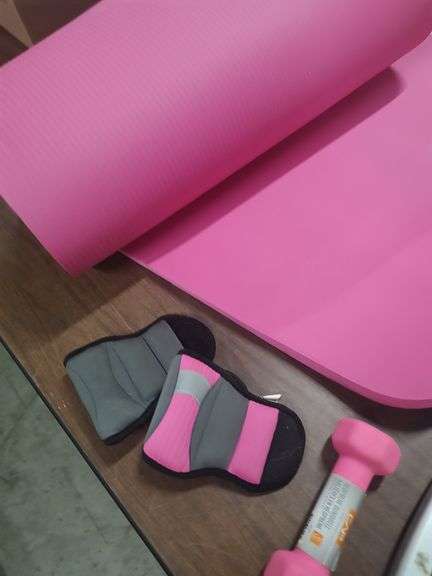 WEIGHT SCALE AND EXERCISE ITEMS