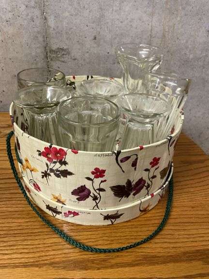 Assorted Glassware Lot: Drinking Glasses and Dessert Bowls