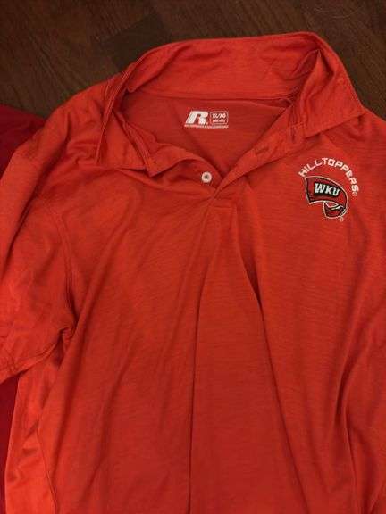 THREE MEN'S XL WESTERN KENTUCKY UNIVERSITY SHIRTS