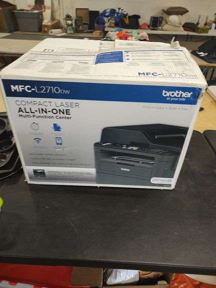 BROTHER MFC-L2710DW ALL IN ONE COMPACT LASER PRINTER COPY SCAN AND FAX