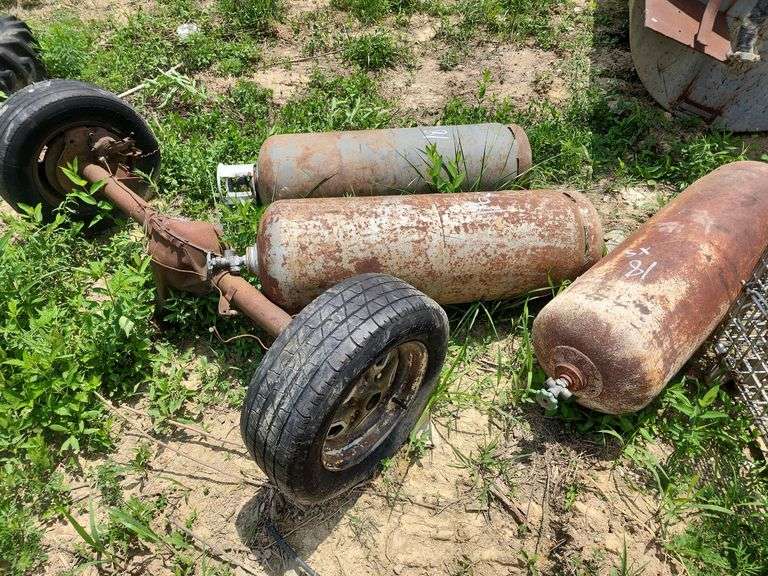 Tractor Wheel, Axle and Tanks