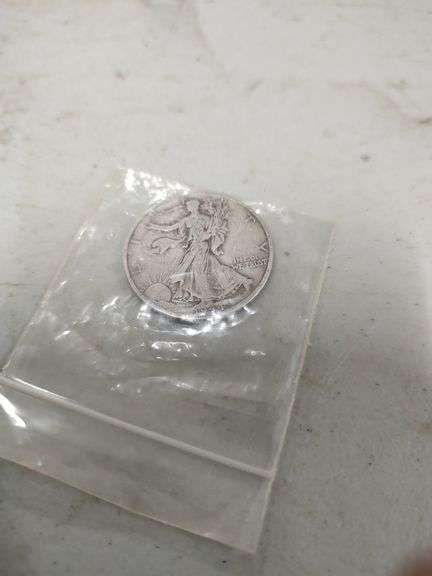 1944 WALKING LIBERTY SILVER HALF DOLLAR image