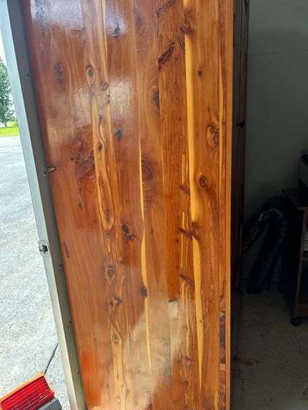 Solid Wood Armoire with Drawers