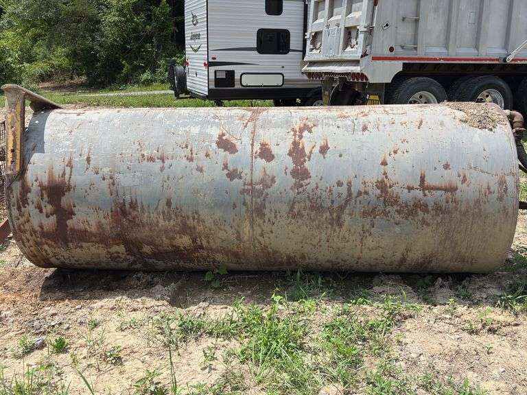Large Metal Tank - 11 ft Long x 4 ft Diameter