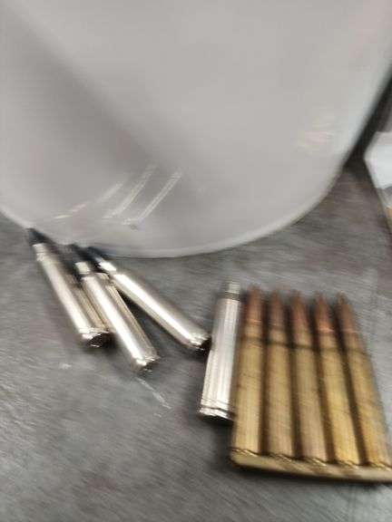 BUCKET OF ASSORTED AMMO