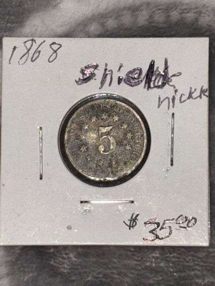 1868 SHIELD NICKLE image