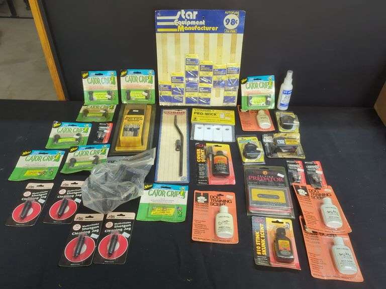Assorted Hunting and Fishing Supplies