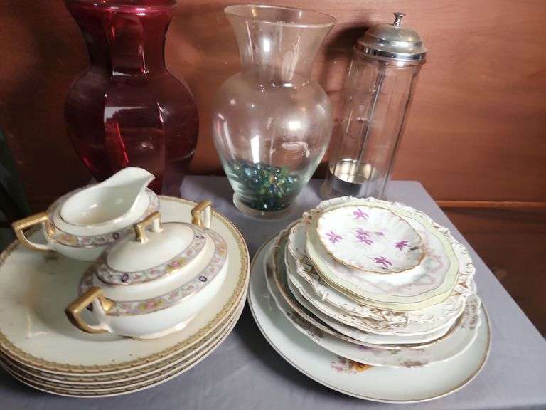 Collection of Decorative Tableware and Glassware image