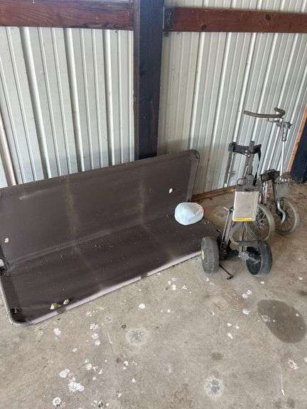 Golf Bag Caddies and Sleeping Cot image