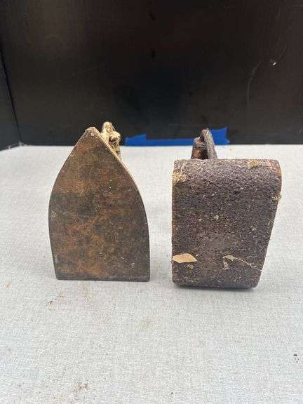 Group of Three Smoothing Irons image
