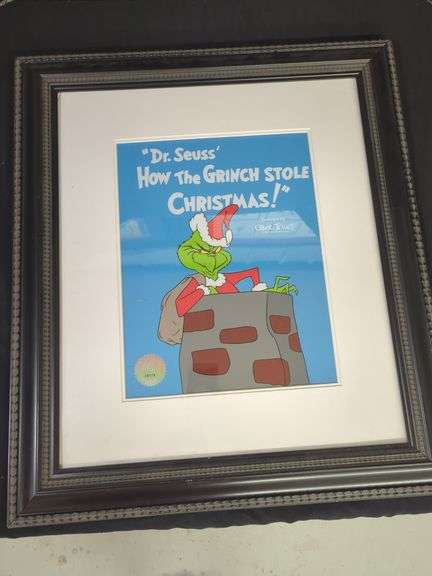 Dr. Seuss' How the Grinch Stole Christmas Serigraph Cel Art by Chuck Jones image