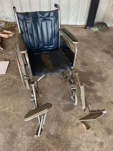 Blue Medical Wheelchair image