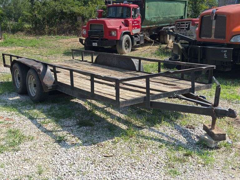 16' Utility Trailer, Dual Axle, Bumper Pull