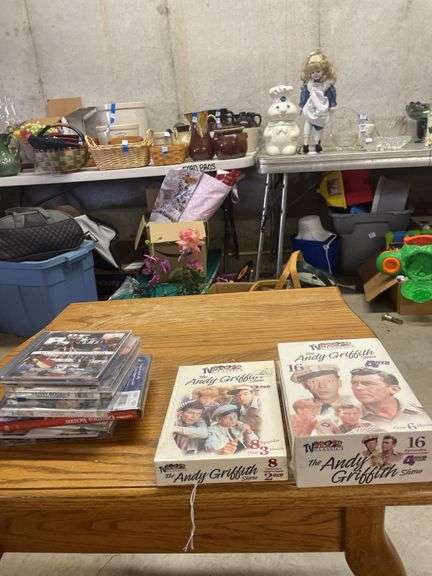 Andy Griffith Show DVD Set, Various Music CDs and Christmas Vacation DVD