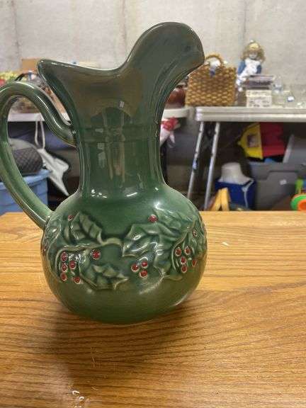 American Atelier Holly Berry Pitcher