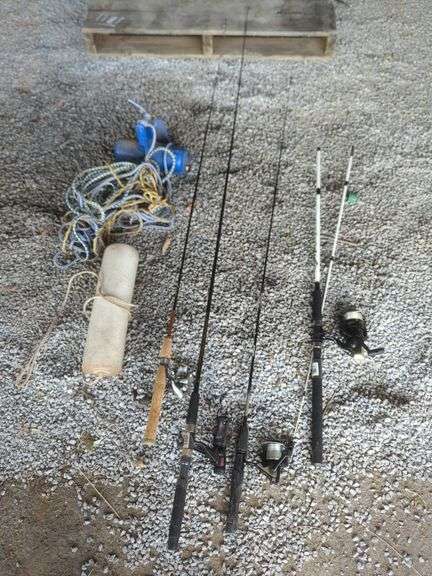 Fishing Rods and Equipment Lot image