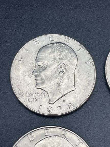 FOUR EISENHOWER DOLLARS