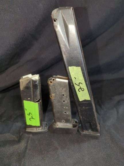 Assorted Firearm Magazines: Ruger P85 9mm, Firestar .45