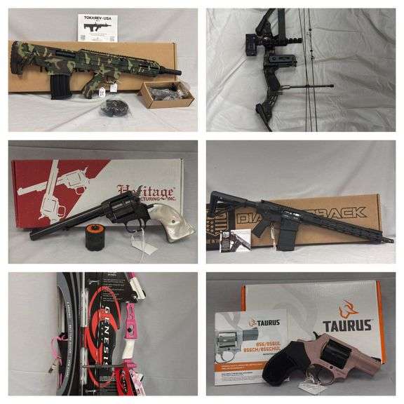 Firearms, Ammo and Hunting Supplies at Absolute Online Auction