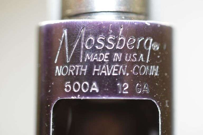Mossberg 500A Pump Action Rifled Slug Shotgun In 12 Gauge,