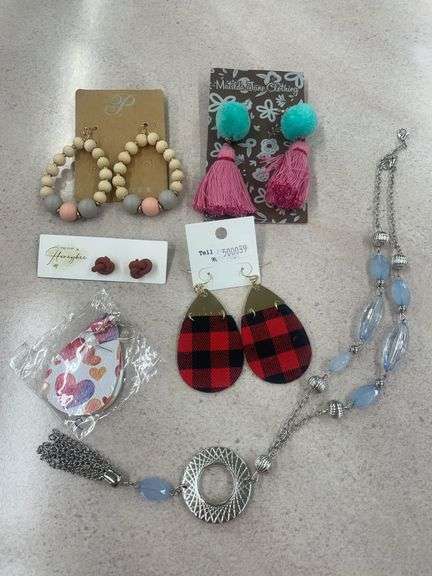 Assorted Jewelry - Earrings and Necklace image