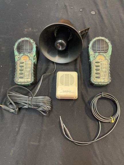 Hunting Call System with Predator & Crow Callers and RadioShack Speaker image
