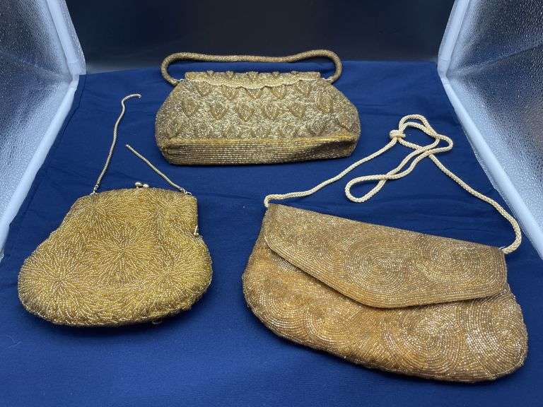 Group of Three Beaded Evening Purses image
