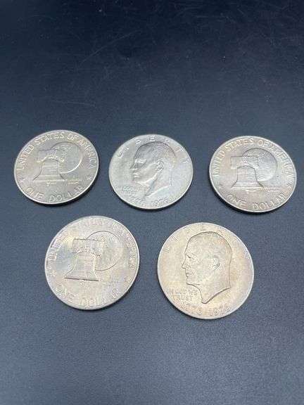 EISENHOWER LIBERTY BELL DOLLAR COINS