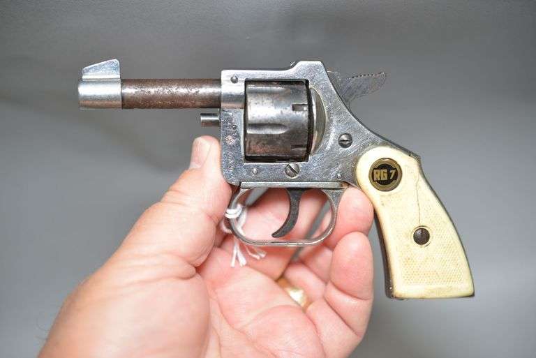 Rohm Model RG-7 Double Action Revolver In .22 Short Caliber,