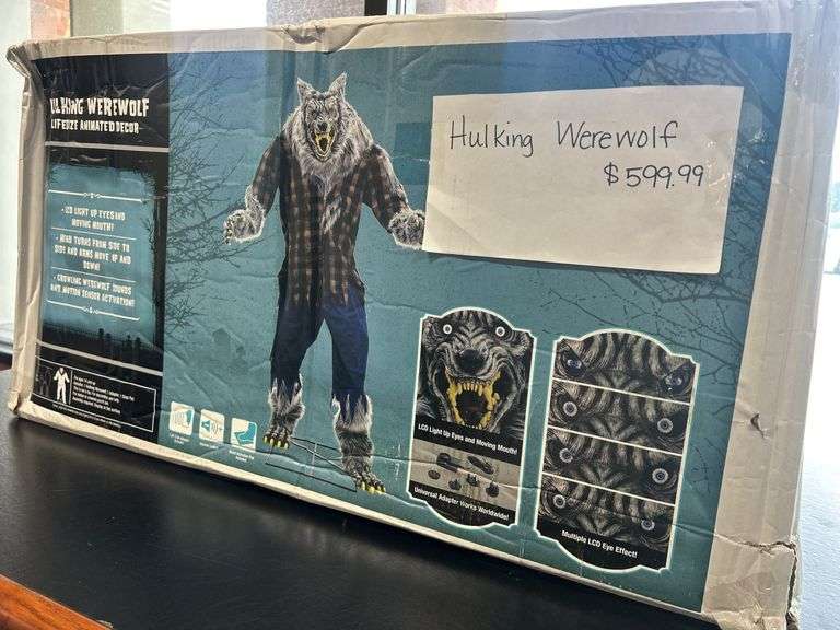 Hulking Werewolf Life-Size Animated Decor