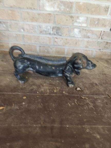 Cast Iron Dachshund Boot Scraper image