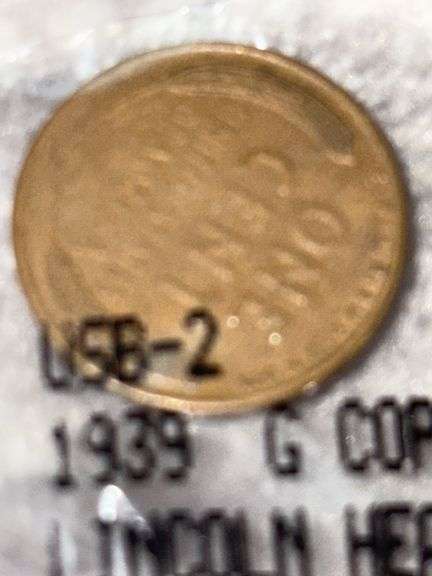 LITTLETON COIN COMPANY IN PLASTIC 1939 LINCOLN HEAD PENNY