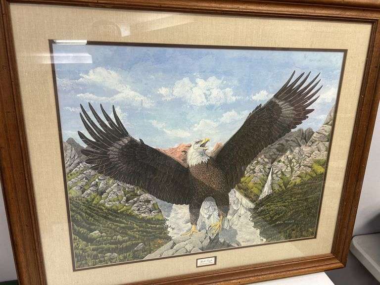 Framed Limited Edition Bald Eagle Print by Steve St. Clair