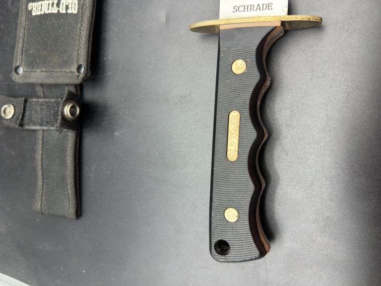 Schrade Old Timer Bowie Knife with Sheath