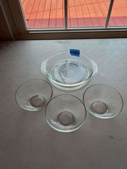Fire-King Glass Baking Dish and Bowls image