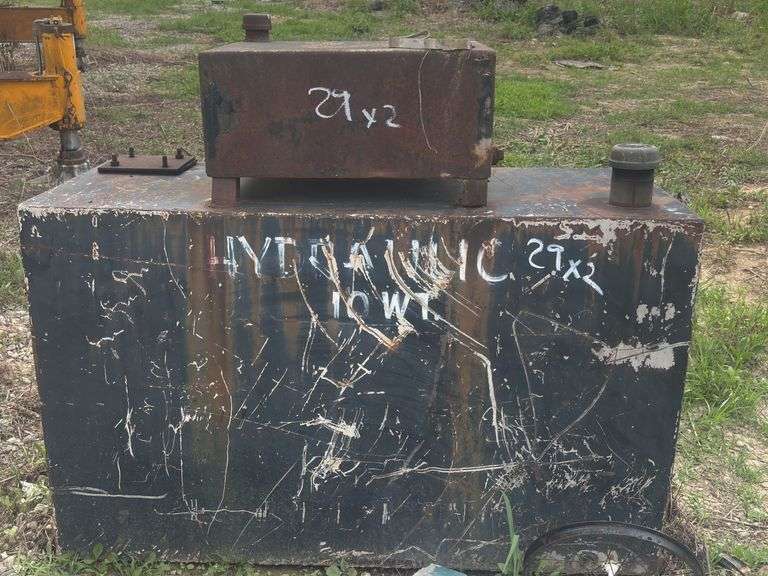 Hydraulic Oil Tank - Approximately 29" x 29"