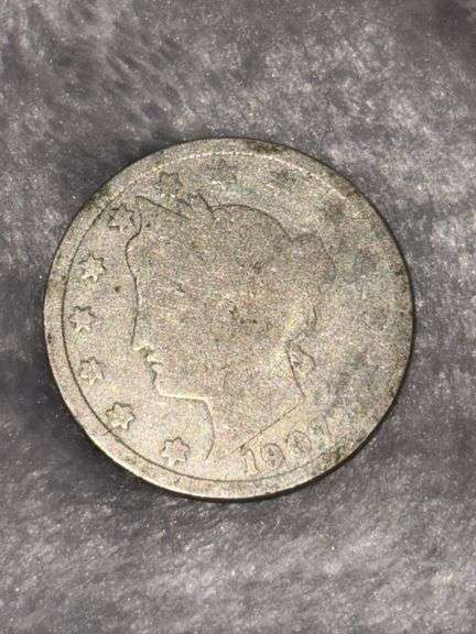 LIBERTY V NICKEL 1907