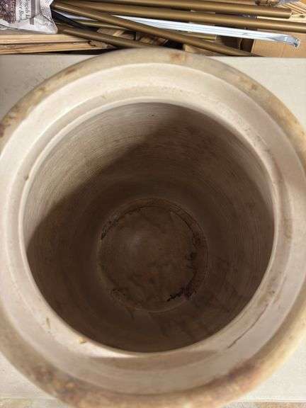 Stoneware Butter Churn with Wooden Dasher