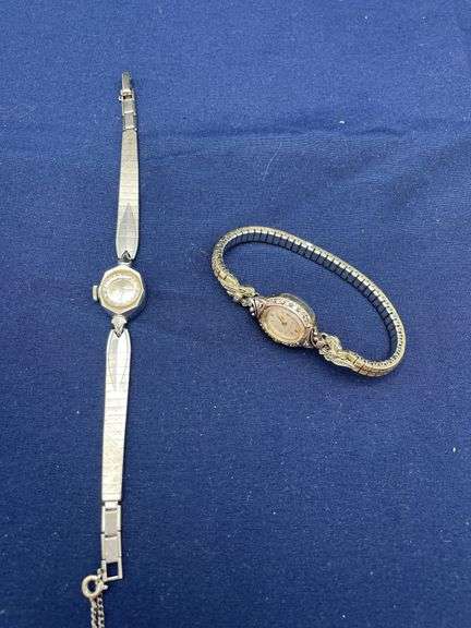 Two Ladies Wristwatches: Wittnauer 10K G.F. Bezel & Elgin 1740 image