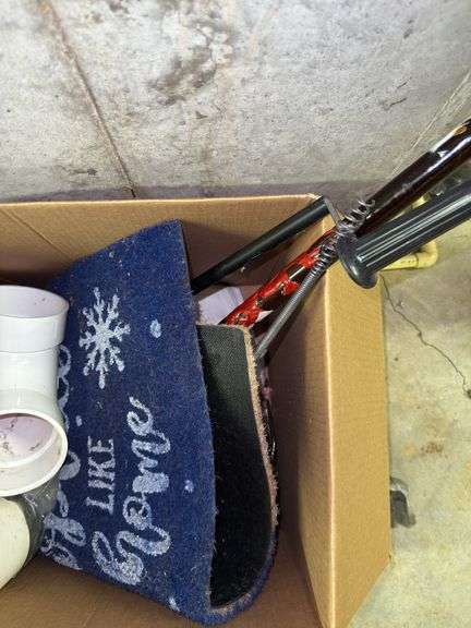 Box Lot of Assorted Household and Hardware Items