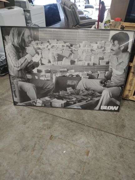 THE MOVIE BLOW FRAMED PICTURE - 59X41