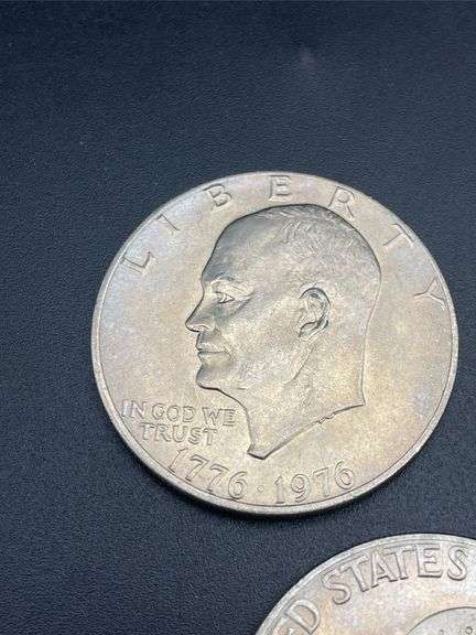 EISENHOWER LIBERTY BELL MOON DOLLAR COINS