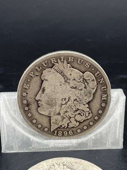 TWO MORGAN SILVER DOLLARS