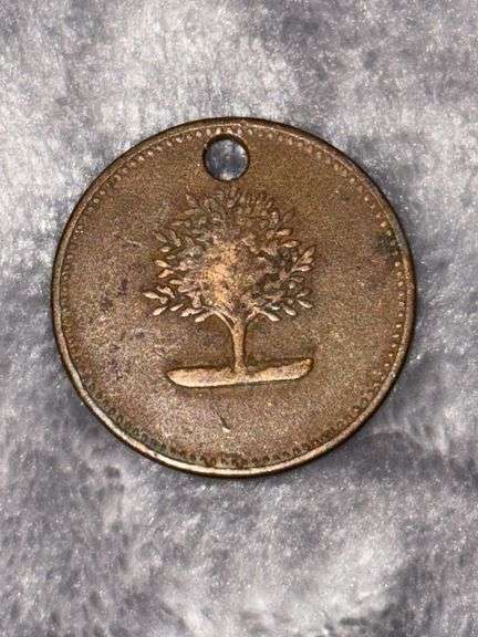 LIBERTY TREE TOKEN NO MARKINGS image
