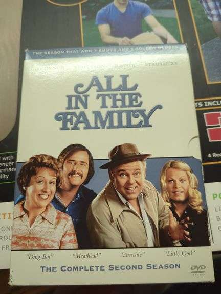 Black Series Outdoor Beanbag Game with 'All in the Family' and 'Andy Griffith' DVDs