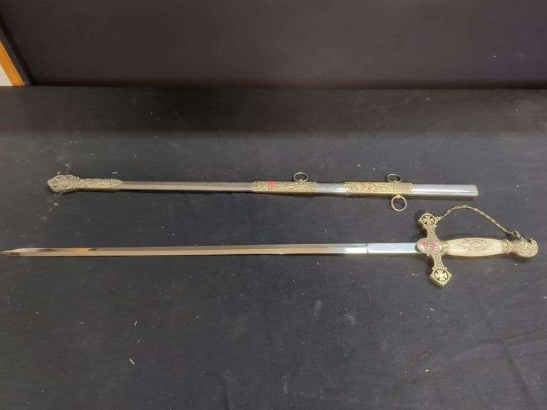 Decorative Ceremonial Sword with Scabbard